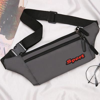 Bolsa de cintura esportiva para treinamento fitness unissex, tecido oxford, bolsa de cintura casual, ajuste fino, bolsa para celular esportiva para corrida