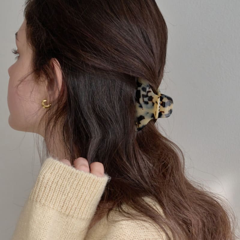 

Круглая заколка для волос Jean Paul Clarisse Ponte (Средняя) MPSA0017 brown