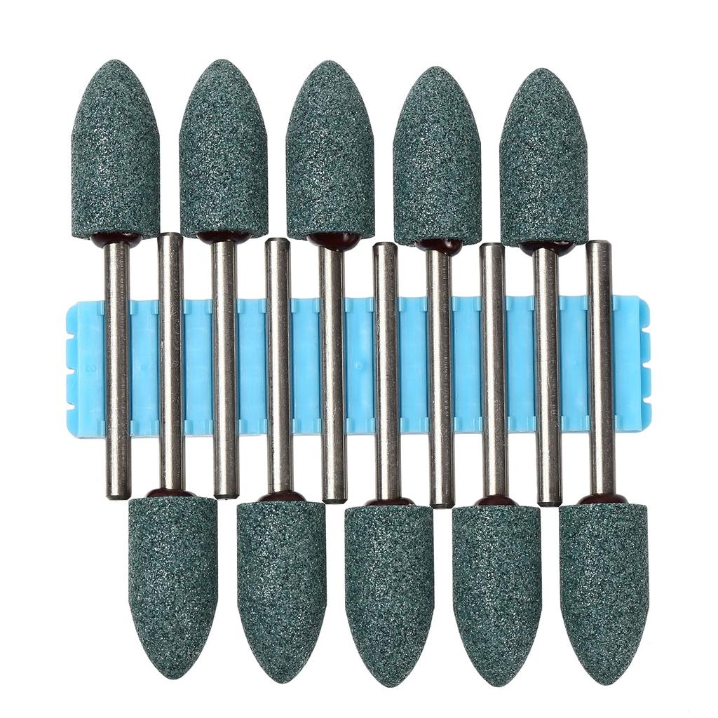 Vitrified Mounted Grinding Pack of Polishing and Grinding Tools x 20 x Bullet Monopa! Stones, GC, 10, (#100, 10 3, Shape)