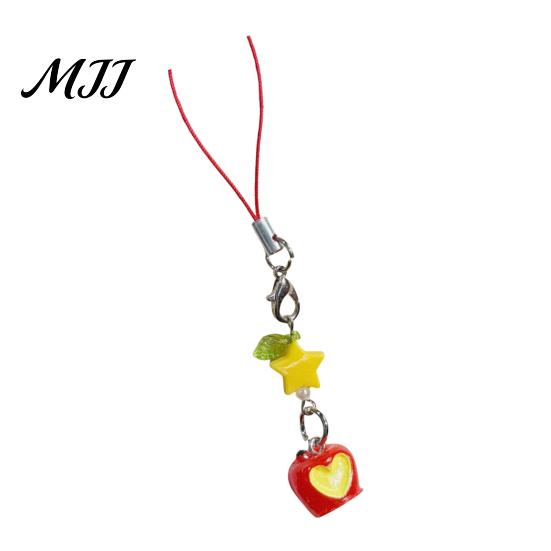 Practical Bag Charm Pendant Keychain with Delicate Texture Three-Dimensional Star Multi-purpose Hanging Key Ring Multi-Purpose Phone Lanyard A