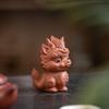 Ceramic Zodiac Dragon Mascot Decorative Figurines Chinese Mysterious Animals Cute Home Room Office Tea Table Decorative Statue