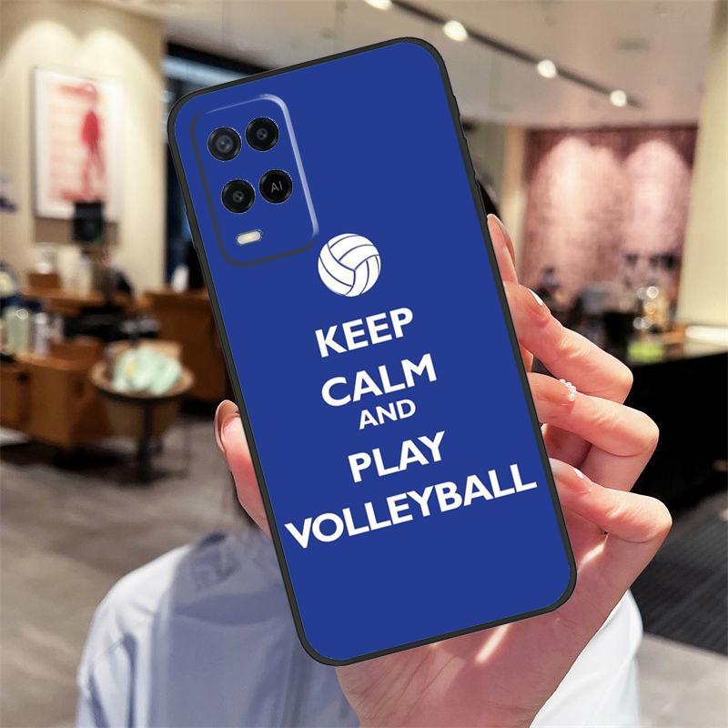 

Play Volleyball Ball Case For Oppo A94 A54 A40 A60 A80 A98 A78 A18 A38 A58 A16 A76 A96 A17 A77 A74 A57S A15 Cover OPPO A17