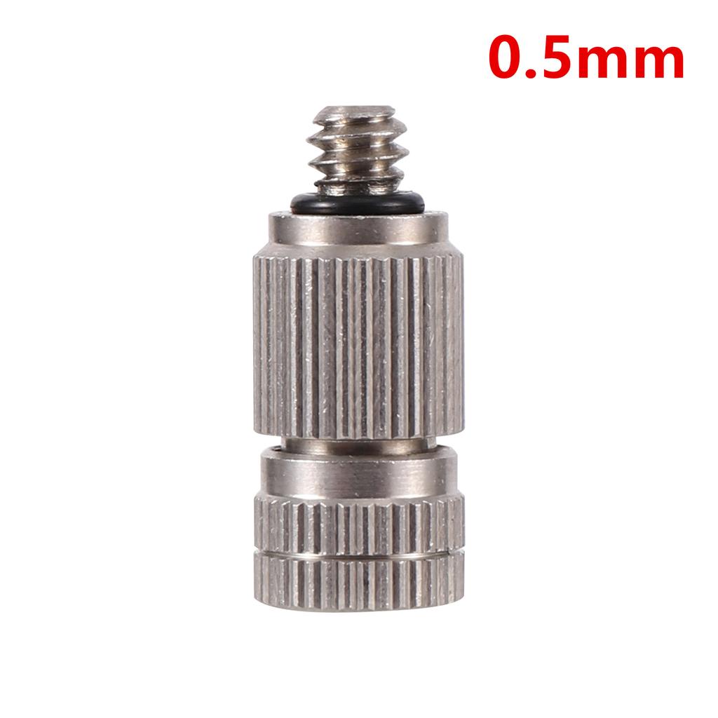 0.15~0.5mm  3/16" Thread High Pressure Misting Nozzle Atomization Sprayer  Irrigation Cooling Humidify Dust Removal Disinfection
