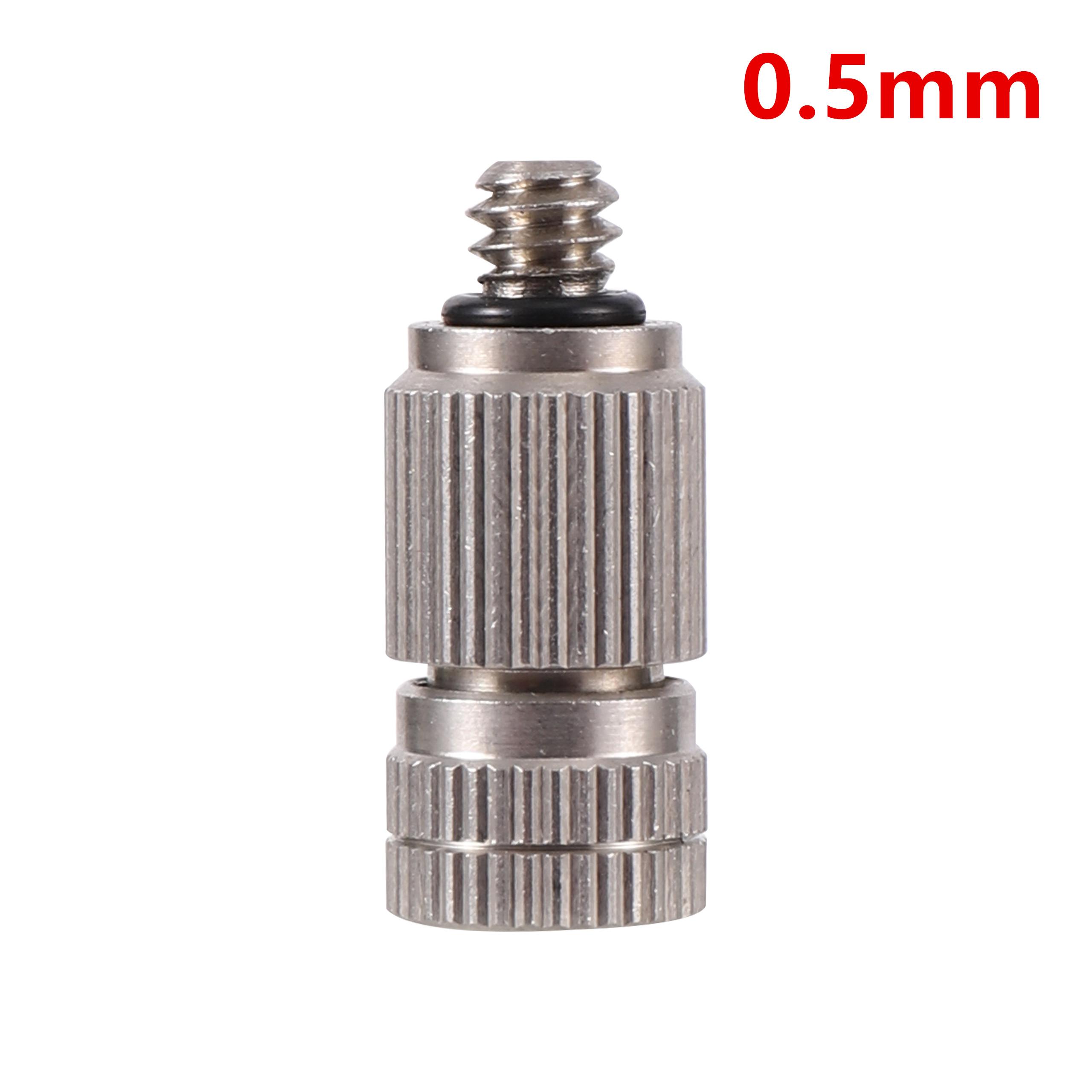 0.15~0.5mm  3/16  Thread High Pressure Misting Nozzle Atomization Sprayer  Irrigation Cooling Humidify Dust Removal Disinfection