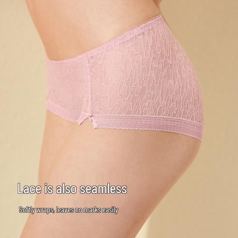 Maniform Sexy Lace Mid-Waist Breathable Underwear