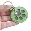 1Pcs Japanese Style Pet Hair Storage Leather Case Cat And Dog Commemorative Key Pendant DIY Name ID Card Creative
