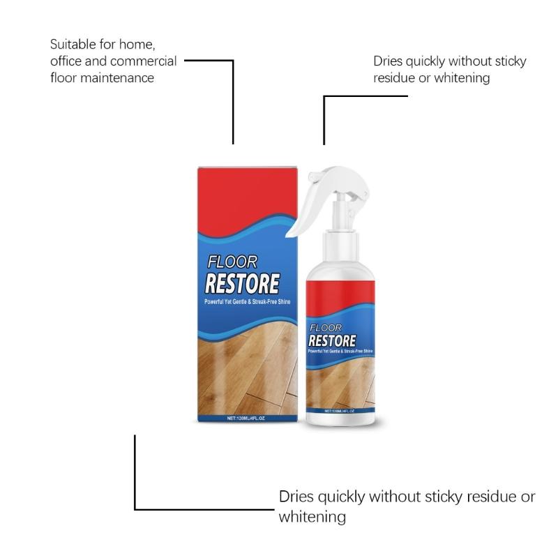 MultiSurface Wood Floor Cleaner Removes Dirt Leaves Freshing Plant Scent Floor Cleaning Polishing Restorer Gentle Liquid