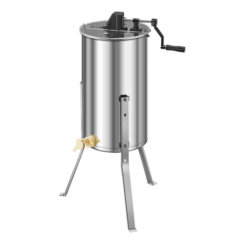 Manual Honey Extractor 2 Frame Honey Spinner Beekeeping Stainless Steel
