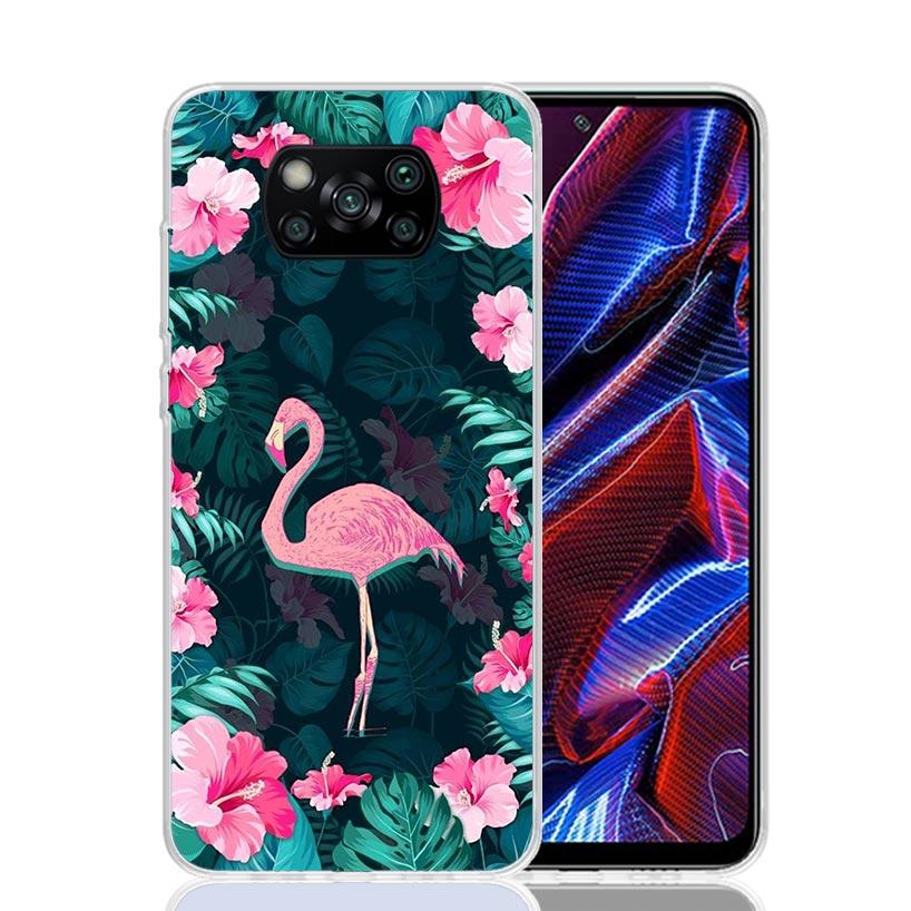 Pink Red Flamingo Case Phone Cover for Xiaomi Redmi Note 10 9 9S 8 8T 7 5 Pro Mi 12T 11T 10T 9T 12 11 Lite A3 A2 Trend Fundas Mi