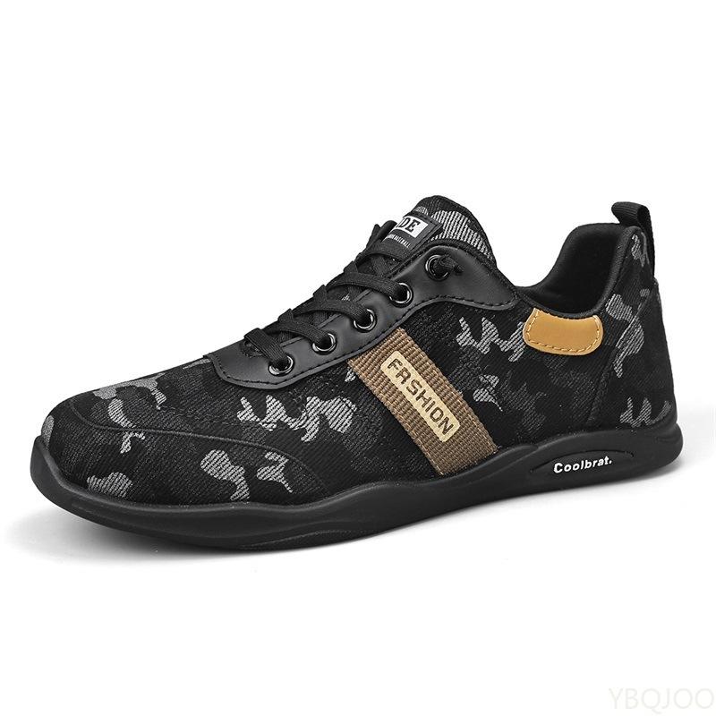 Freizeit Bequem Frühling Herbst Neue Herrenschuhe Atmungsaktive Canvas-Schuhe modische vielseitige Herrenschuhe