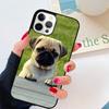 Coole Verrückte Mops Hund Handyhülle Cover Für iPhone 17 Air 16 15 14 Plus apple 16 11 12 13 Pro Ma coque