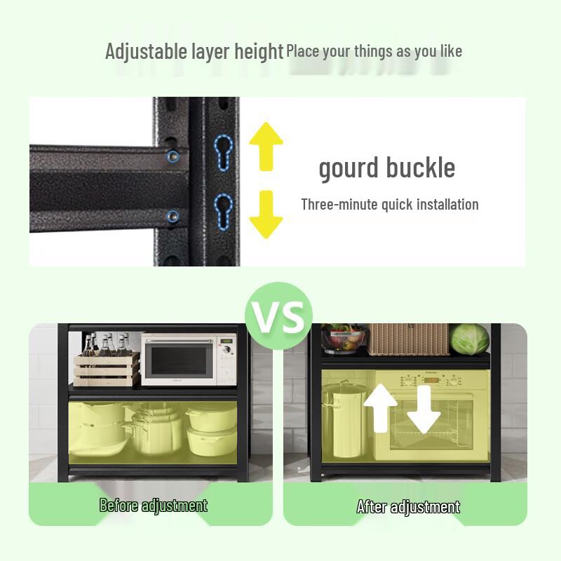 Zhaoran Floor Standing Kitchen Storage Shelf