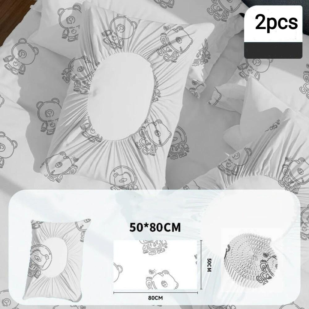 Thickened Nonwoven Pillow Cover Breathable Disposable Pillowcases Disposable Pillowcase Set  Travel