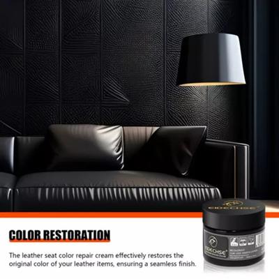 Lederfüllpaste, 50 ml, natürlicher Lederfüller, Reparaturmasse, Lederrestaurationscreme für Risse, Brandlöcher, Füller