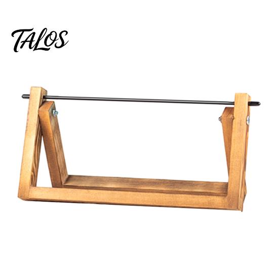 Knitting Supplies for Beginners Wooden Crochet Yarn Holder, Rotatable Portable Organizer Rack, Stable Wood Spindle Mortise And Tenon Frame Dispenser