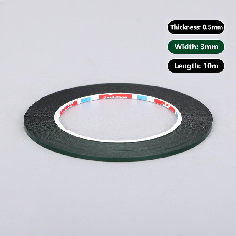 2PCS 2/3/4mm 10meters Double Sided Sticky Foam Tape Adhesive LCD Screen Frameless For TV Borderless Curved Display Sealing Fix