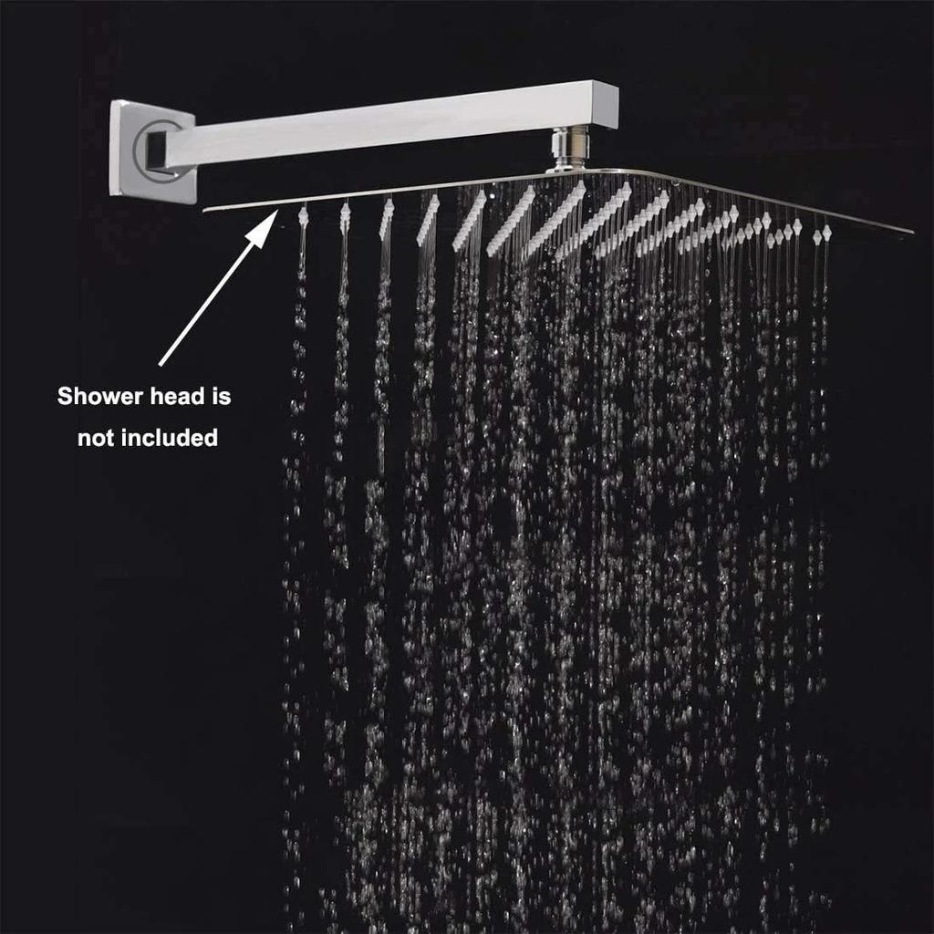 30/40CM Thicken Stainless Steel Shower Extension Arm Straight Wall-Mounted Shower Heads Arm for Bathroom Rainfall Shower Heads