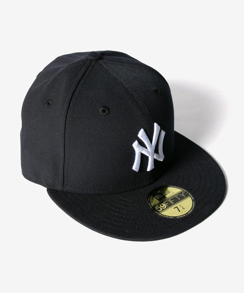 New Era 59FIFTY New York Yankees Authentic Collection Cap Navy Brand 7 Japanese (70331909) & White, Size 1/4, Size 57.7cm [Used]