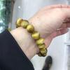 High-Quality Genuine Tiger Eye Buddhist Prayer Beads Bracelet with Opal – Hot Seller
