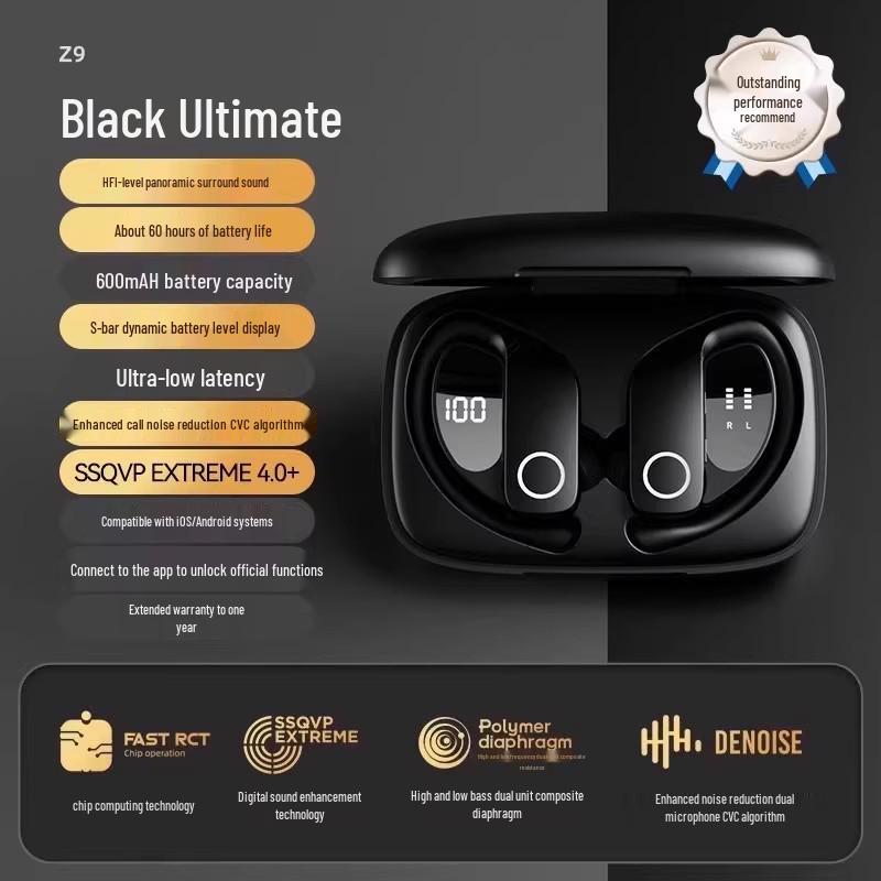 

Sanag Z9 True Wireless In-Ear Bluetooth Sports Earbuds with Noise Cancelling and Long Battery Life