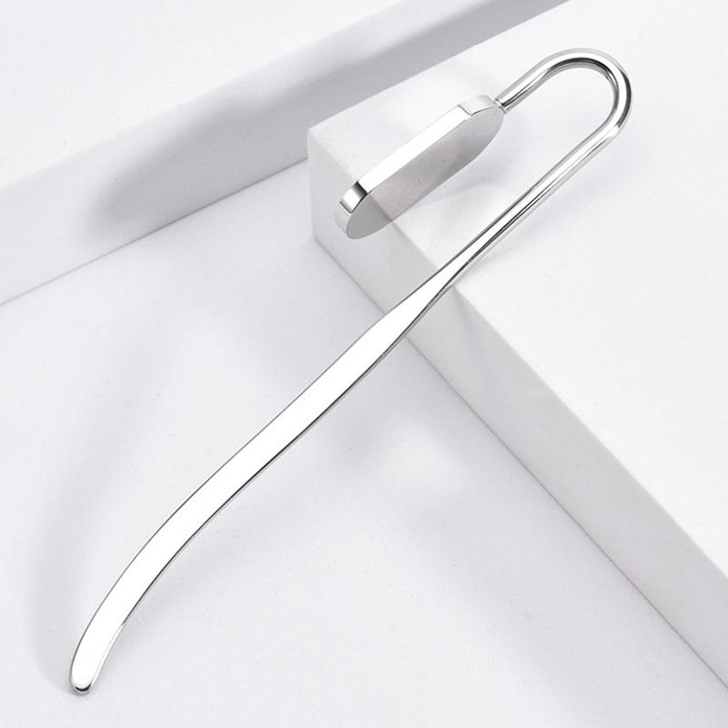 Creactive Swan Neck Oval Metal Book Marker Hanger Clip Reading Page Holder Zinc Alloy Bookmark Stationery Office Supply Gift