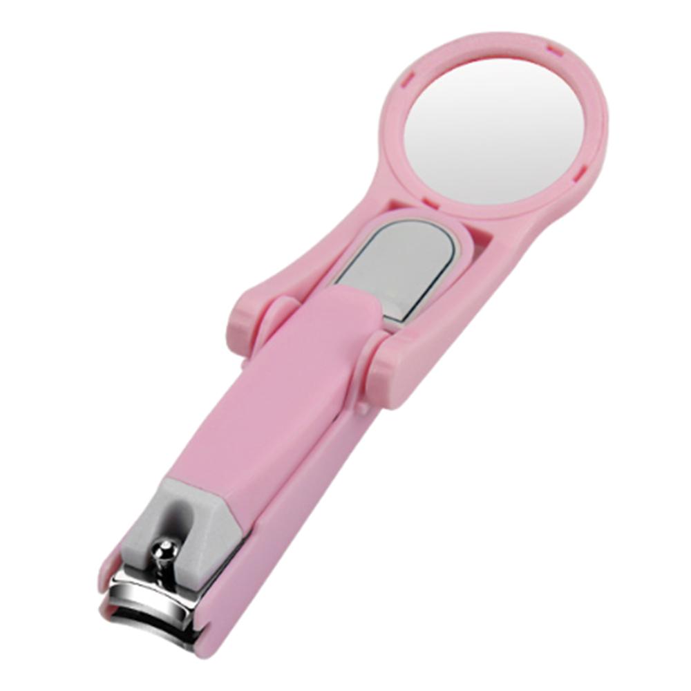 

Креативные кусачки для ногтей с защитой от брызг Многофункциональные кусачки для стрижки ногтей Дорожные розовый