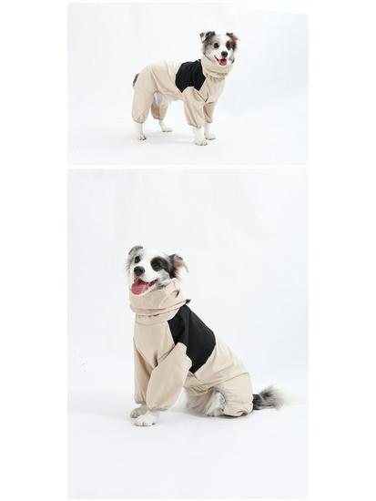 Waterproof Windproof Mountaineering Suit for Medium & Large Dogs - Border Collie, Labrador, Shiba Inu