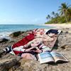 1pc NARUTO (4) Beach Towel, Beach and Seaside Swimming Pool Equipment, Fashion Pattern, Rectangular, Travel Essentials
