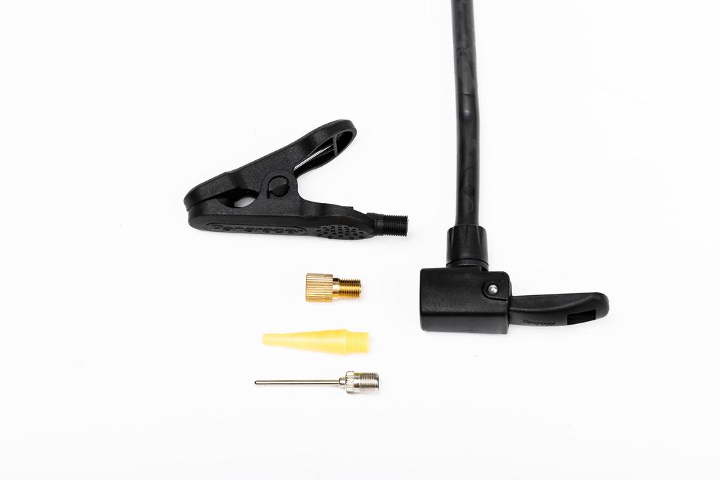 Panaracer משאבה לאופניים תואמת לכולם כוללת שסתומים משרף, מתאם לכדור/מצוף, צהוב, BFP-PSAY1