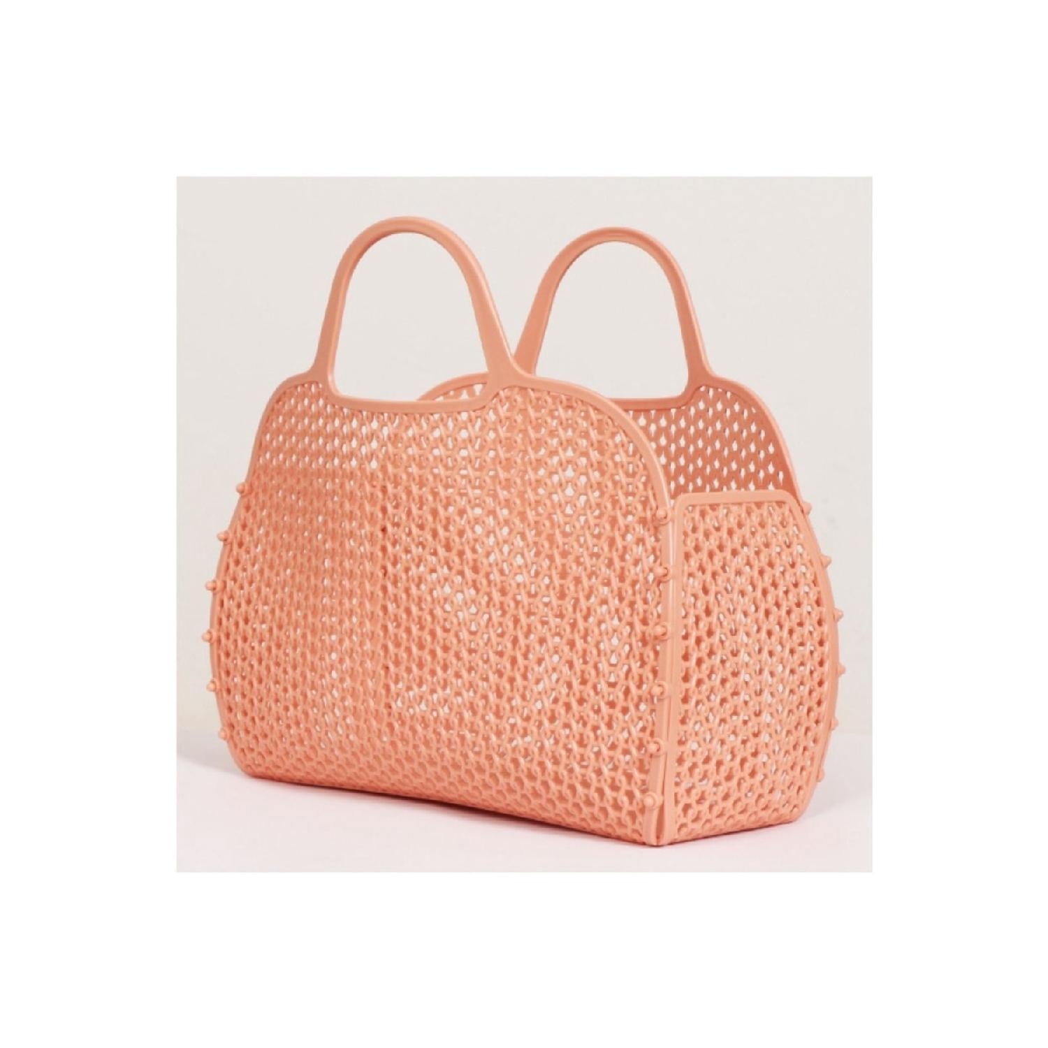 

Женский многоцелевой пластиковый органайзер / пляжная сетчатая сумка оранжевый