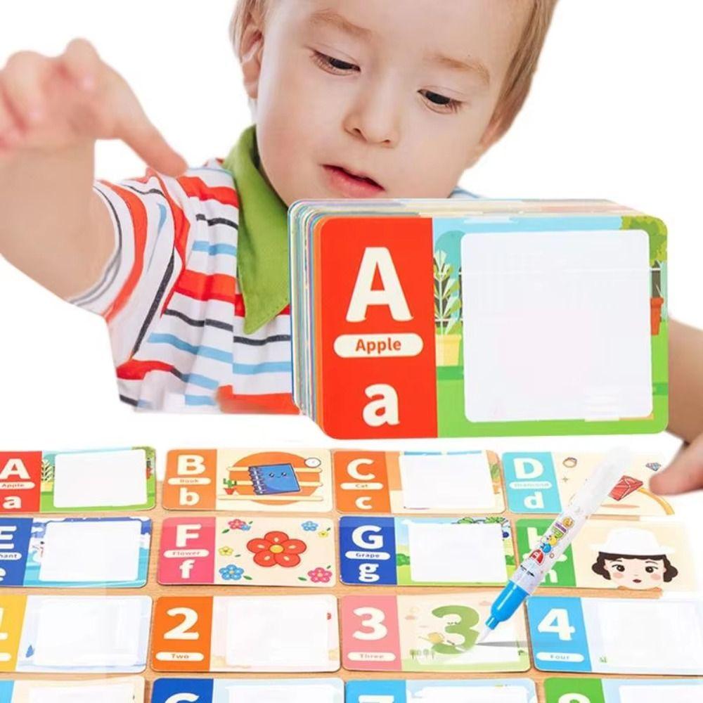 Paper Water Drawing Book 26 Alphabet Water Coloring Cards Toy  Preschool Boy and Girl