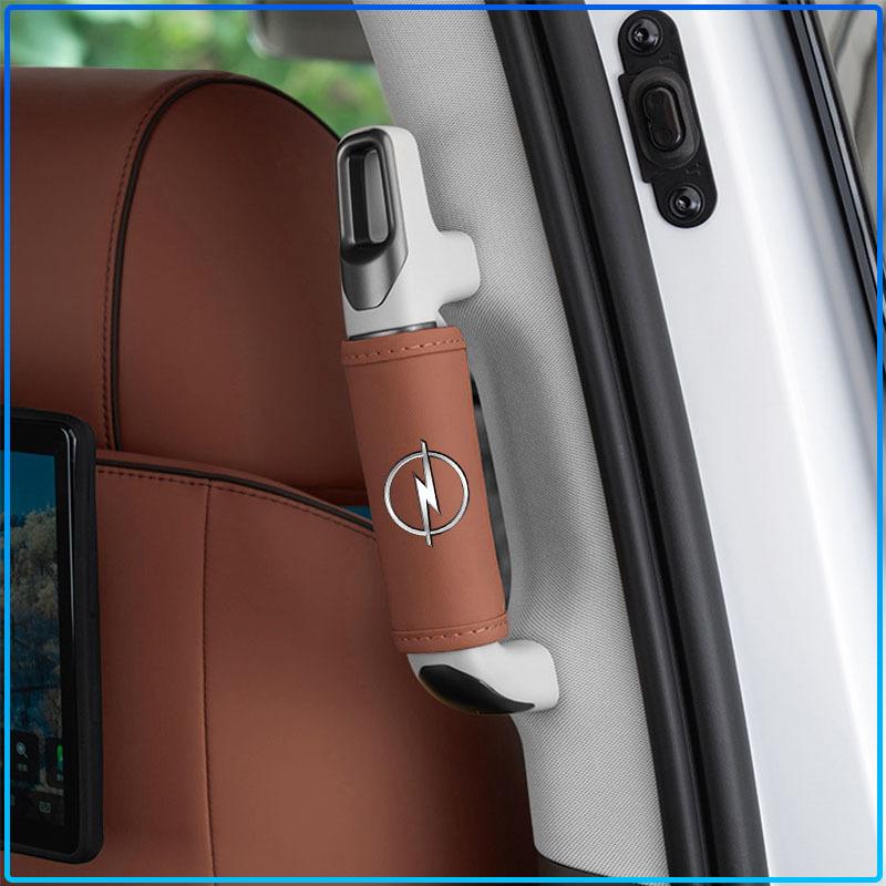 Capa Protetora para Manípulo do Teto do Carro em Couro Estilo Interior Para Opel Astra H G Corsa Insignia Astra Antara Meriva Zafira Interior
