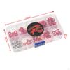 125 Pieces Washers Gasket Round Head Universal Colorful CNC Aluminum Alloy Countersunk with