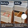 10Pcs Plastic Drawer Stops Drawer Bottom Repair Fixing Tool Home Anti-slip Drawer Stoppers Furniture Drawers Accessories