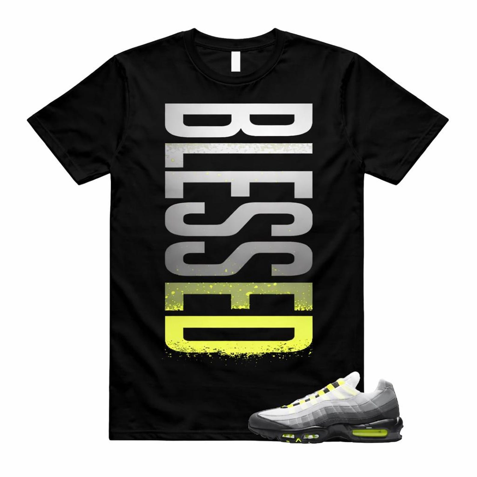 Blessed Neon Sneaker Match Graphic Tee S