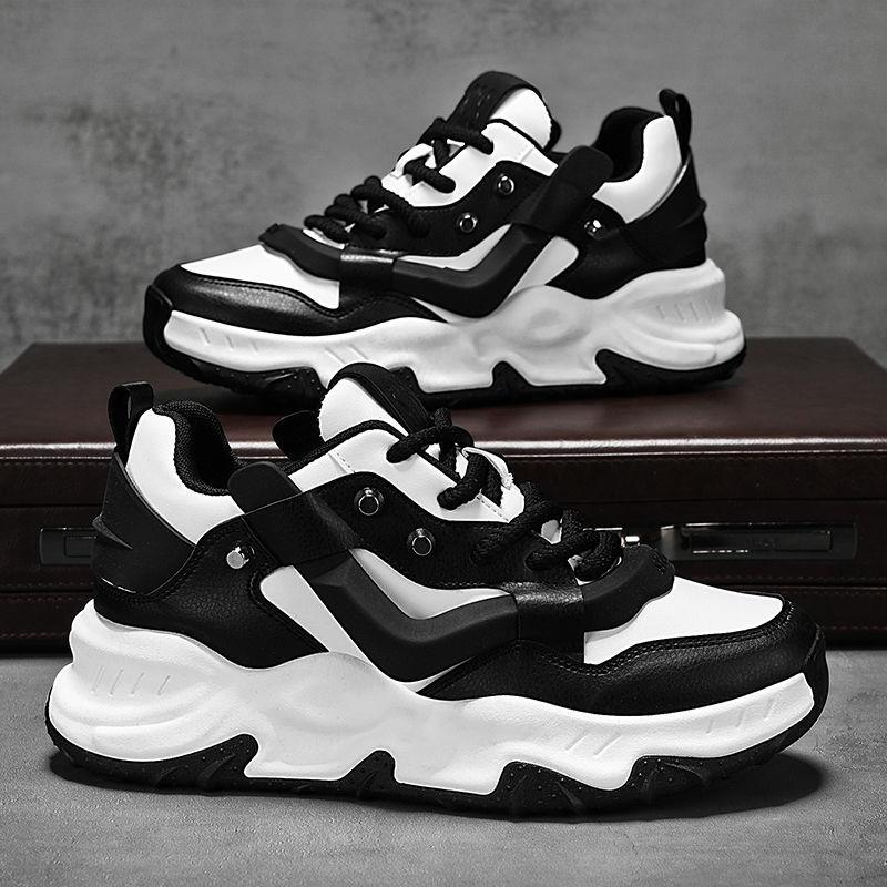 2026 New Classic Men's Sneakers Fashion Versatile Korean Edition Casual Shoes Thick soled Increased Breathable Running Sneakers