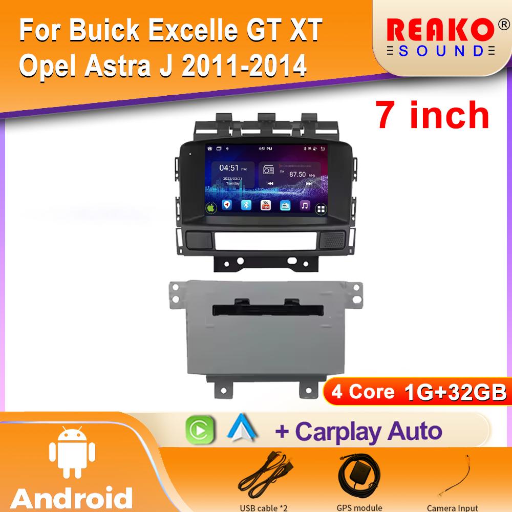 

Автомобільний радіо Android для Buick Excelle GT XT Opel Astra J 2011-2014 GPS-навігація Android Auto Video Stereo 4G Wifi 2din DVD 4 core 1GB+32GB carplay