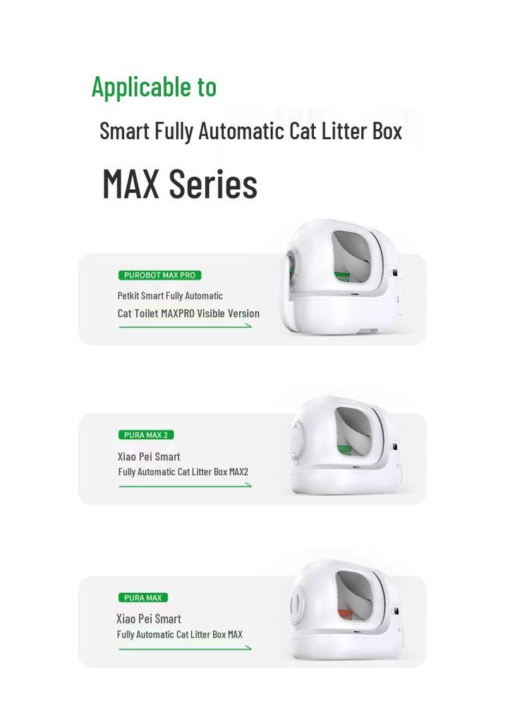 Xiaopei Cat Toilet MAX Magnetic Dustproof Curtain 2nd Gen - Reduces Litter Tracking