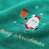 Bathroom Absorbent Coral Fleece Soft Towel Set Bath Towel Christmas Tree Embroidery Face Towels Santa Embroidery