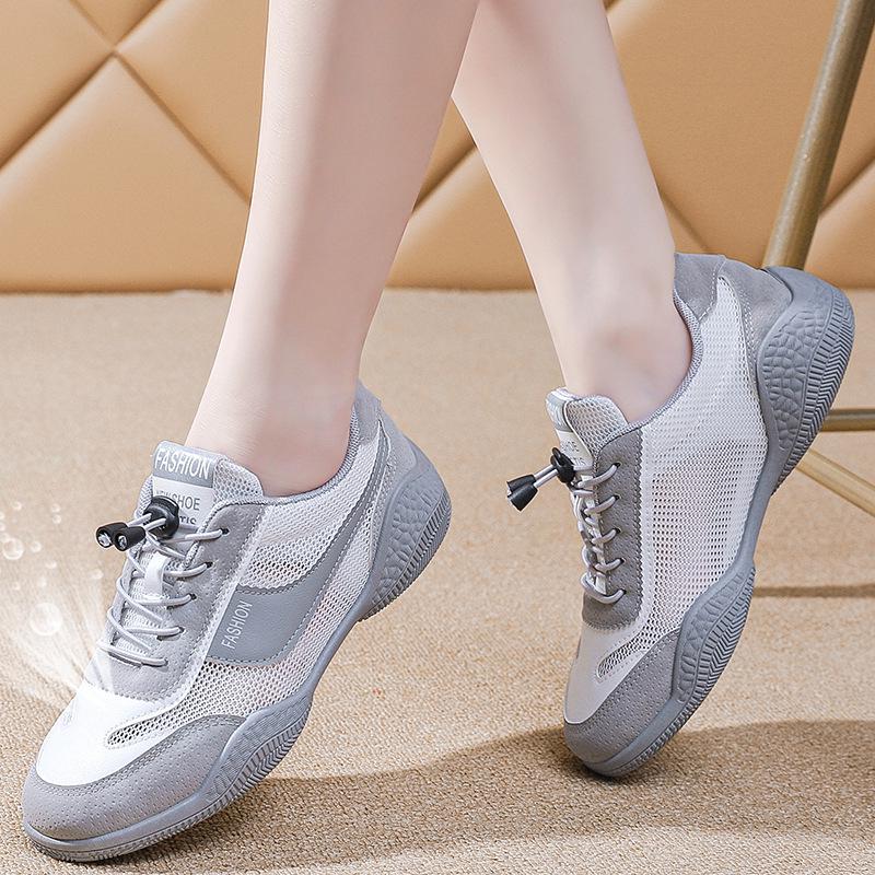 2025 Spring Women's All-Match Lightweight Breathable White Running Shoes B698