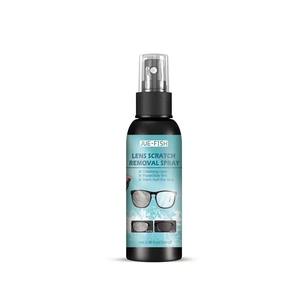 

100ml Eyeglas Cleaner Spray Scratch Removing Solution Glasses Sunglasses Eyewear Cleaning Spray Bottle Care Supplies Accessories 1pc
