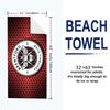 Brentford FC Print Beach Towel, Large Soft Quick Dry Towel for Beach Camping Swimming