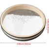 Yibuy Wave Bead Ocean Drum Musical Instrument Percussion Sea Sound Drum Instrument 10 Inch Natural Color