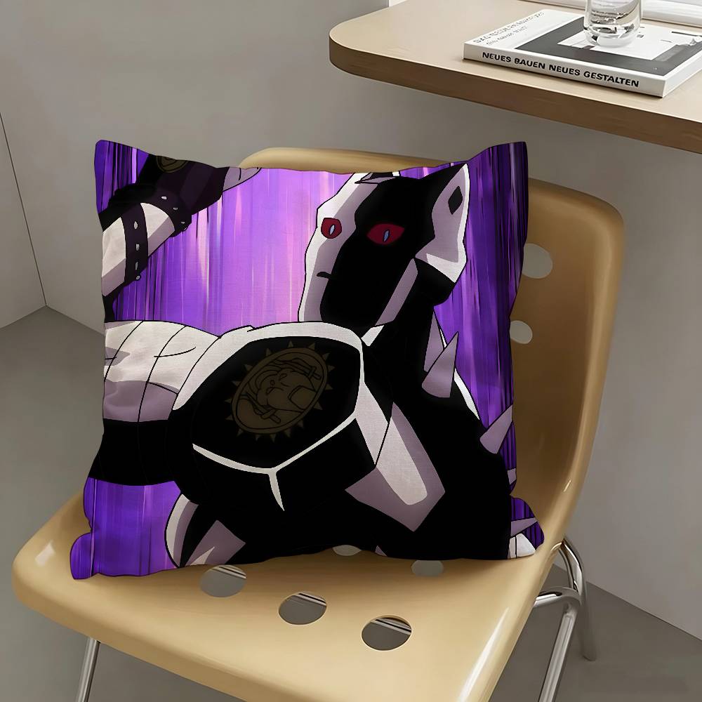 1pc Killer Queen Anime Characters Pillow Case Fashion Square Pillowcase Bedroom Sofa Room Ins Decoration Leisure