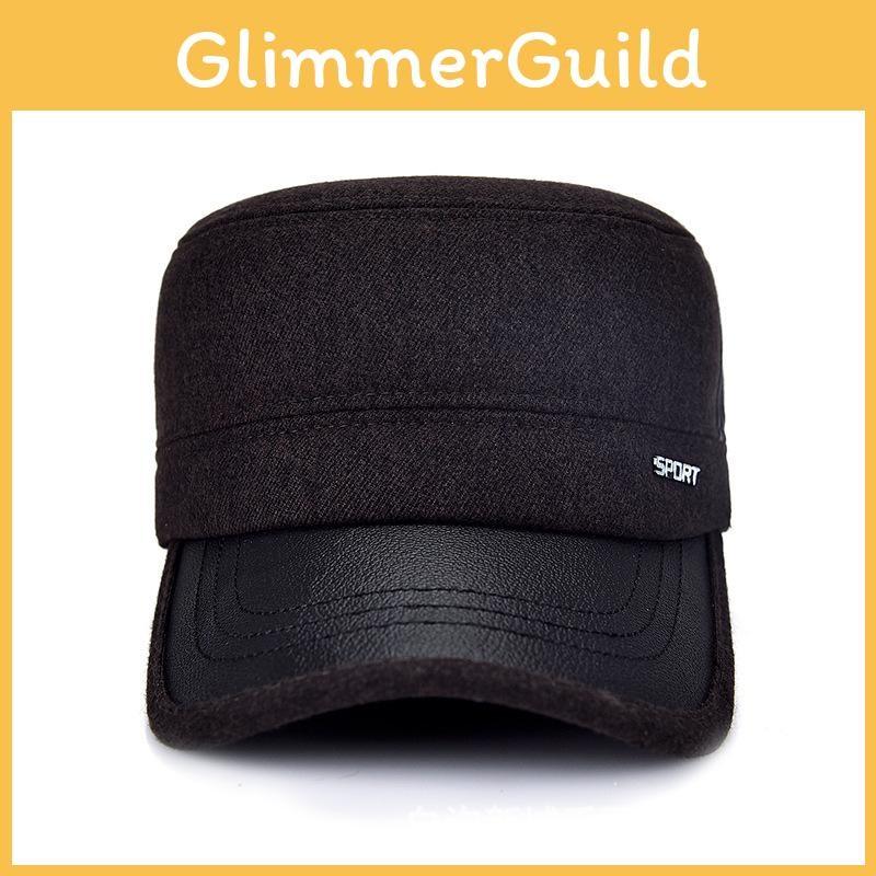 Protection Sport Ear Flat Top Hat The Elderly Windproof Warm Thickening Wool