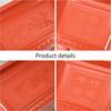 10 Pcs Ai Blue Clay Plant Pots Bonsai Rectangular Planters for Outdoor Plants Japanese Decorative Indoor Terracotta
