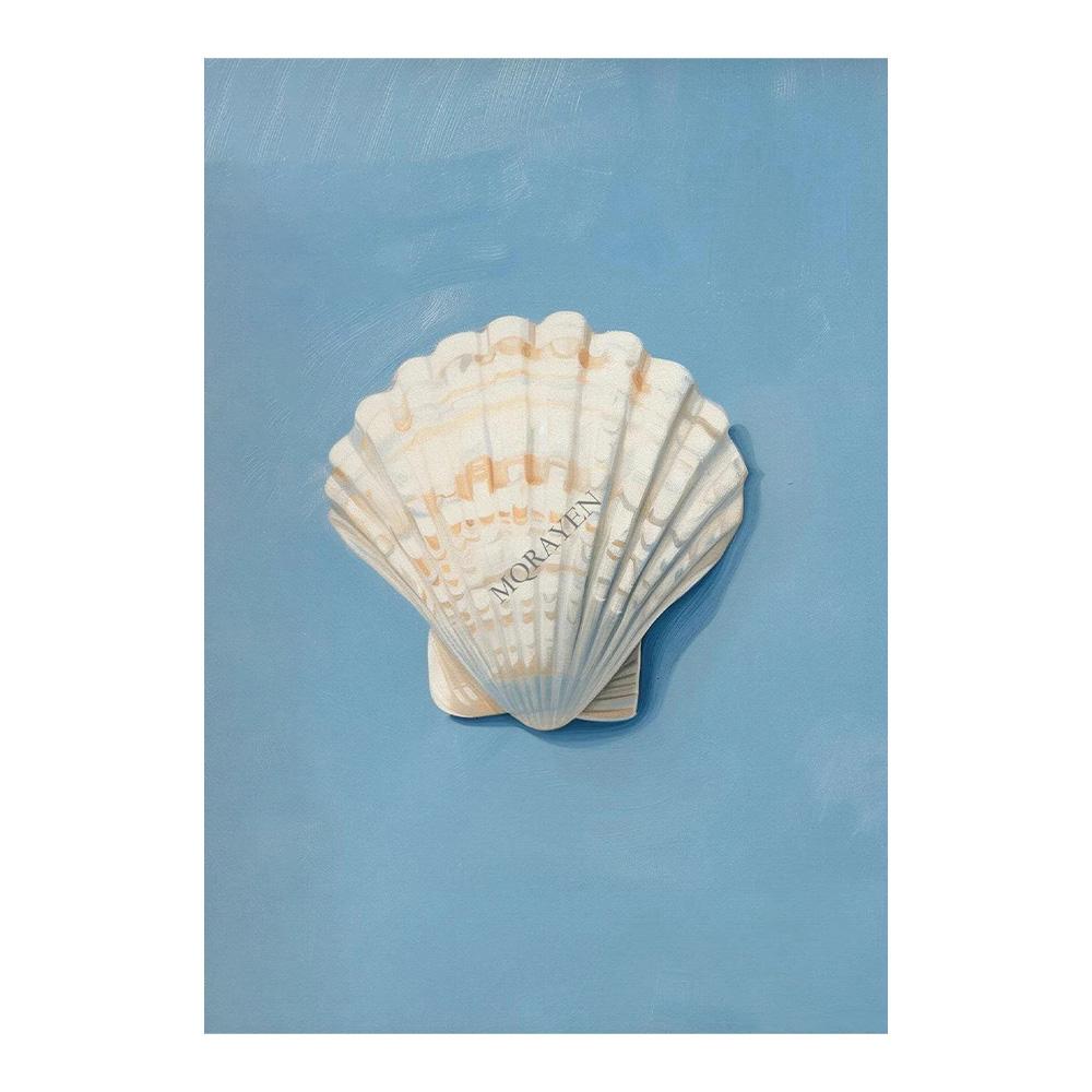 Blue Coastal Beach Seashell Sailboat Posters Prints Canvas Painting Wall Art Pictures Living Room Home Decor Cuadros