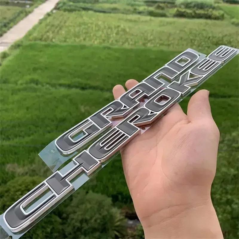 ABS Car Fender Trunk Emblem Body Sticker Decals for JEEP Grand Cherokee Logo Patriot Compass Wrangler Auto Badge Accessories
