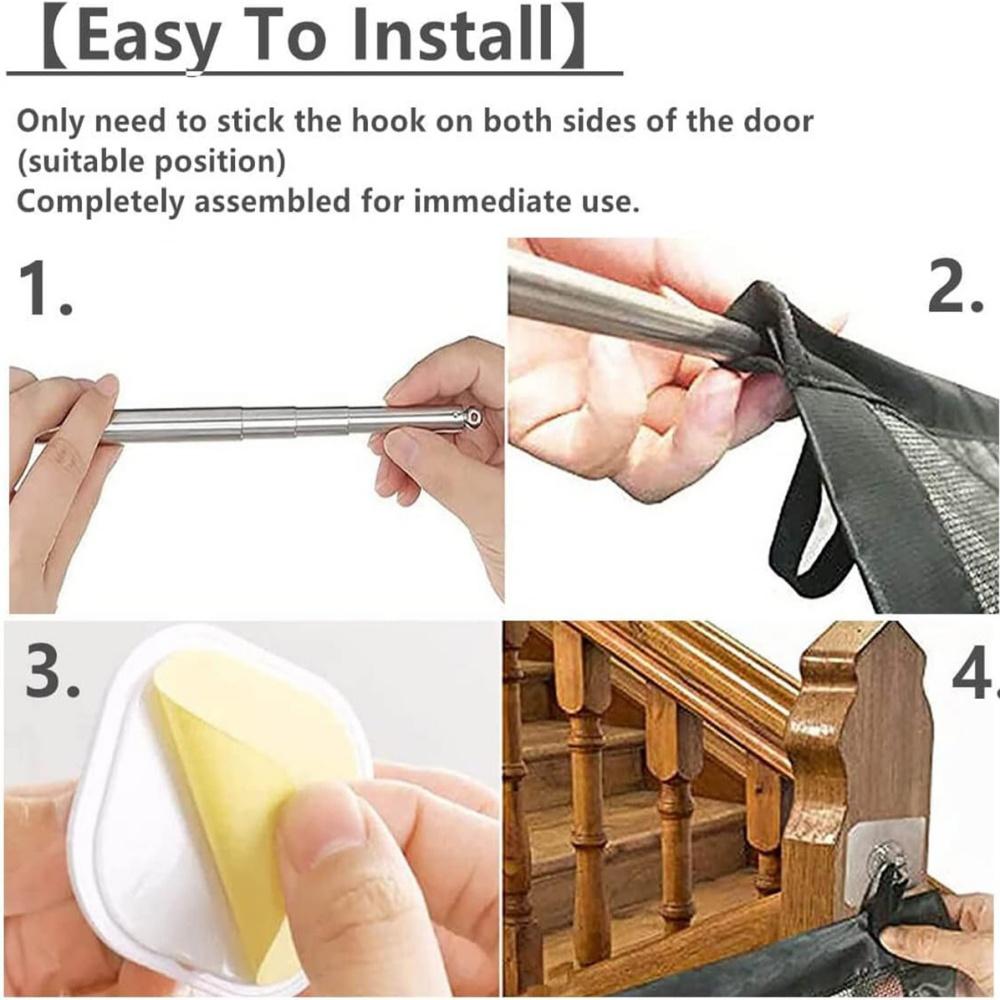 Garduri de barieră pentru câini pentru animale de companie, rețea izolată, poartă scară, pliabil, plasă respirabilă, pentru gard de siguranță pentru câini.