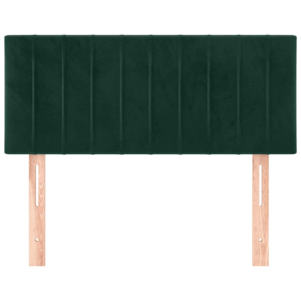 vidaXL Kopfteil Dunkelgrün 80x5x78/88 cm Samt